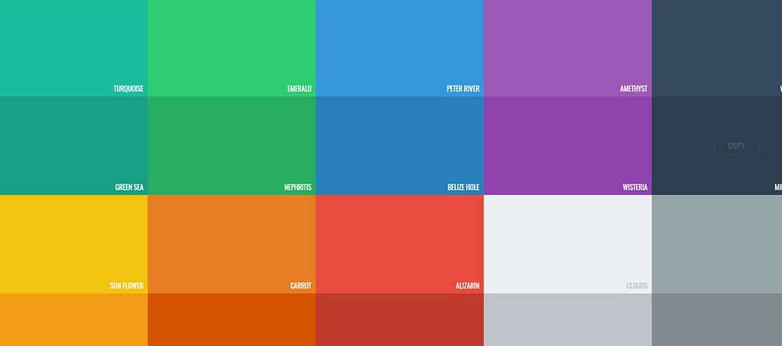 Màu sắc thường dùng trong thiết kế website Cần Thơ